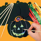 Magic Color Scratch Pumpkin Ornaments Kit