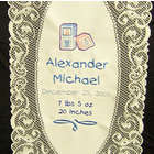Personalized Baby Lace Wallhanging