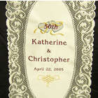 Personalized Anniversary Lace Wallhanging