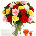 18 Assorted Petite Roses