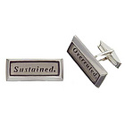 Lawyer Sustained/Overruled Cufflinks