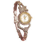 Two-Tone Victorian Bangle Watch