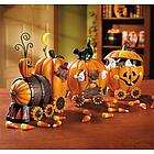Resin Pumpkin Halloween Train
