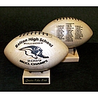 Personalized Wood Roster Football