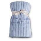 Blue Knit Blanket