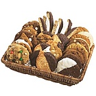 Gourmet Basket With 1 Dozen Cookies & Biscotti