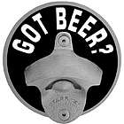 Got Beer? Hitch Cover Bottle Opener