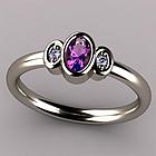 1 Stone Mother's Ring