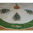 Authentic Spode Personalized Christmas Tree Skirt