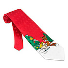 Rudolph & Hermey the Misfit Elf Silk Tie