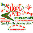 Silent Nite Inn Christmas Adult T-Shirt