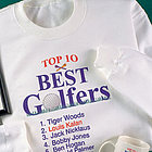 Personalized Top 10 Best Golfers Sweatshirt