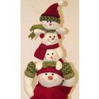 Stacking Snowmen Personalized Christmas Decoration