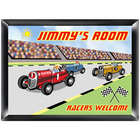 Personalized Kid's Racer Sign