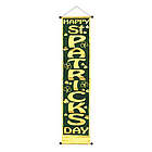 St. Patrick's Day Velvet Lam� Panel
