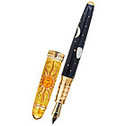 David Oscarson Celestial Fountain Yellow & Saffron Pen