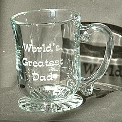 Personalized Engraved Corvino Coffee Mug