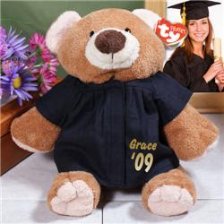 Graduation Cap And Gown "Slumbers" Teddy Bear