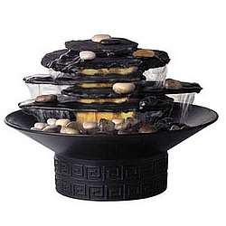 EnviraScape Illuminated Rock Garden Relaxation Fountain