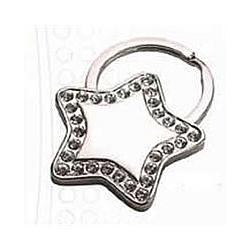 Star Key Chain with Crystals