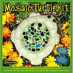 Mosaic Turtle Stepping Stone Kit