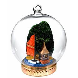 Exotic Island Getaway Memory Globe