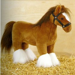 Plush Clydesdale Horse