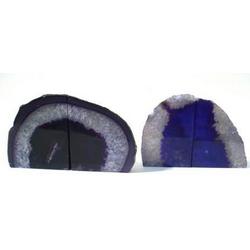 Purple Agate Bookends