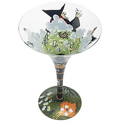 Witches Stew Martini Glass