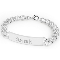 Silver Plated ID Bracelet