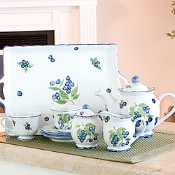 Blueberry Breakfast Tea Set