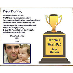 "Dear Daddy" Personalized Poetry Gift