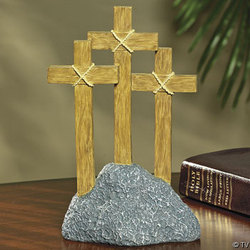 Three Cross Easter Tabletopper