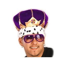 Mardi Gras Purple King Hat