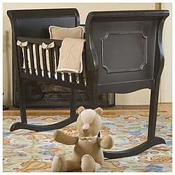Ebony Sleigh Cradle