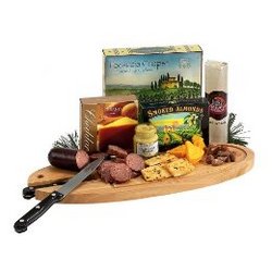 Salami and Cheese Cutting Board