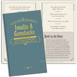 Insults & Comebacks Book