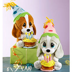Sad Sam or Honey Stuffed Animal with Happy Birthday Tune