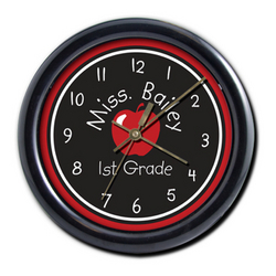 Personalized School Teacher Clock