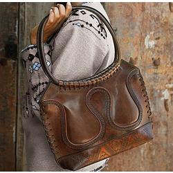 Handcrafted Bolivian Leather Bag