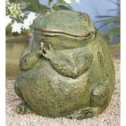 Contented Frog Garden Statue