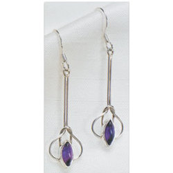 Amethyst Drop Earrings