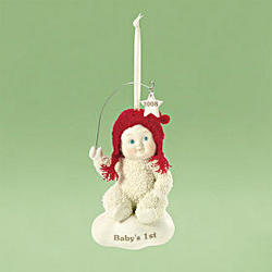 Department 56 Snowbabies Baby's First Christmas 2008 Ornament