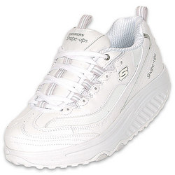 Women's White Shape-Ups Walking Shoes