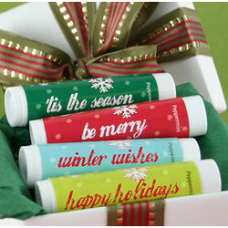 Holiday Lip Balm Party Favors