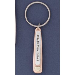 Follow Your Heart Key Tag