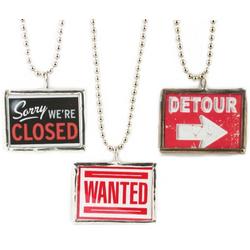 Snappy Sign Necklace