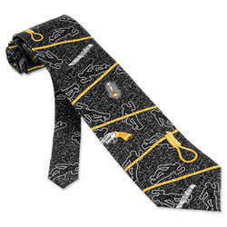 Crime Scene Silk Necktie