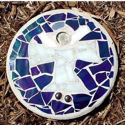 Angel Stained Glass Stepping Stone
