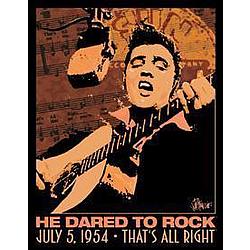 Elvis 50th Recording Tin Sign